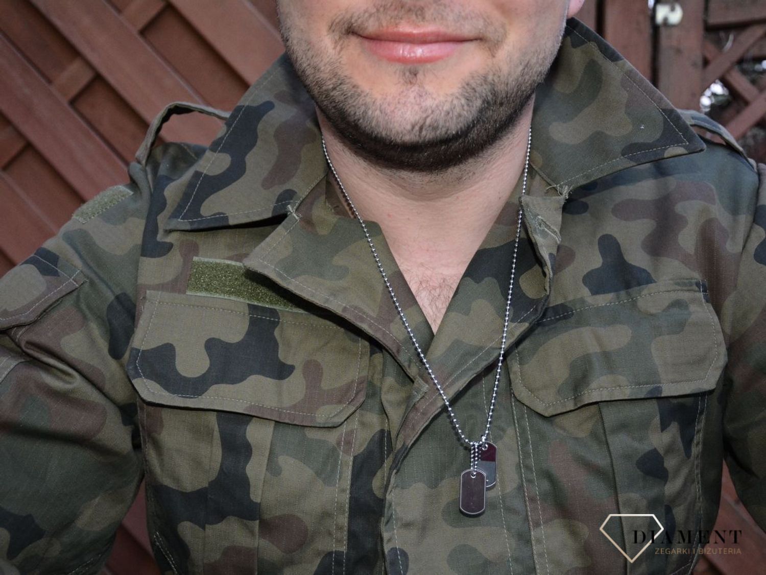 Naszyjnik nieśmiertelnik Fossil JF03179040.jpg