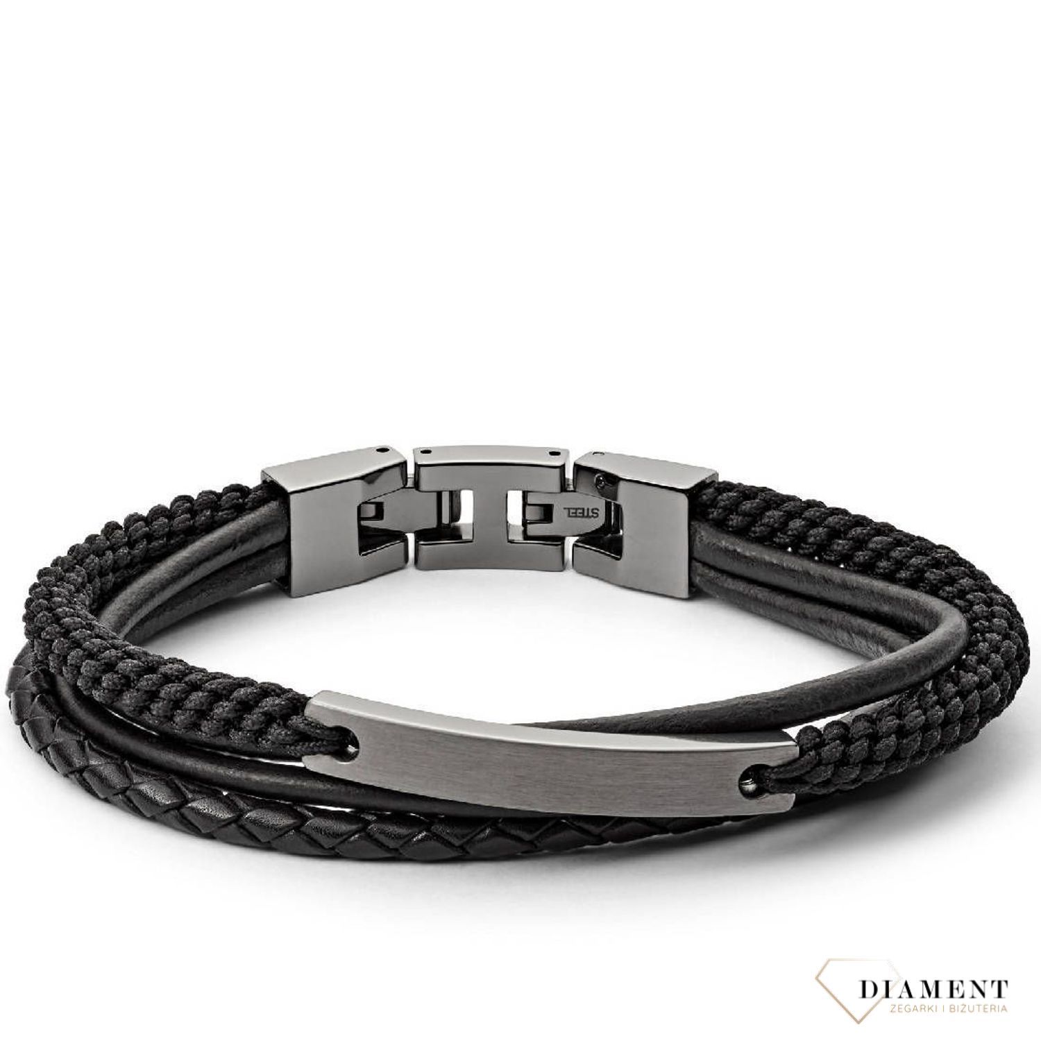 Biżuteria męska, bransoletka Fossil JF03185793.jpg