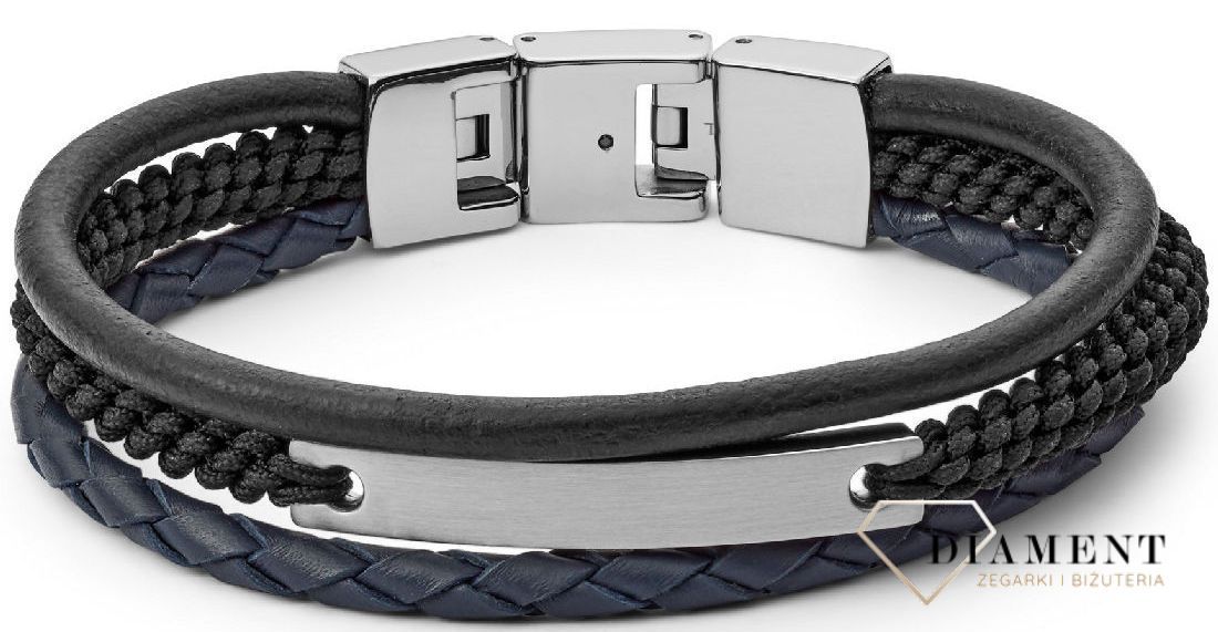 Biżuteria męska, bransoletka Fossil JF03186040.jpg