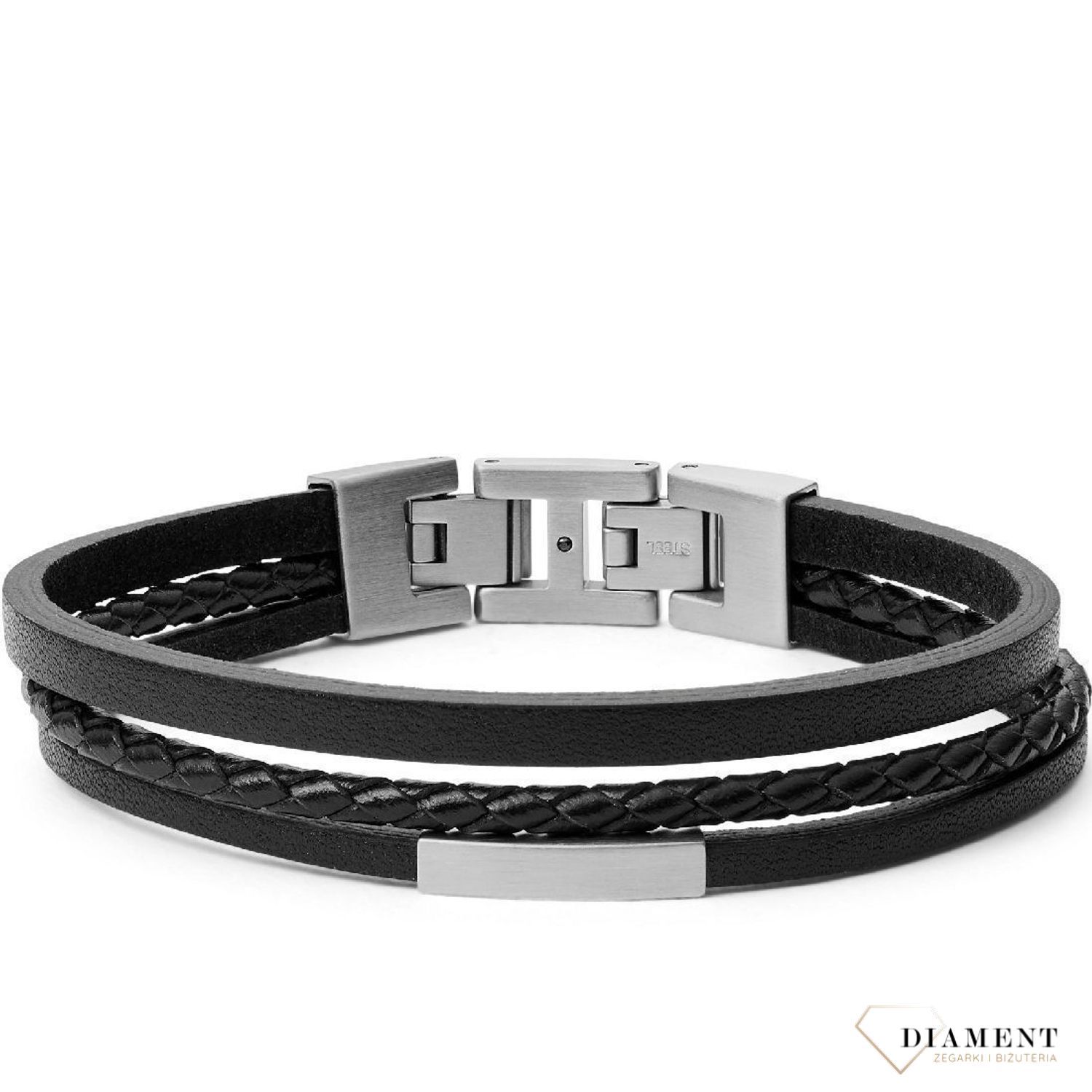 Biżuteria męska, bransoletka Fossil JF03322040.jpg