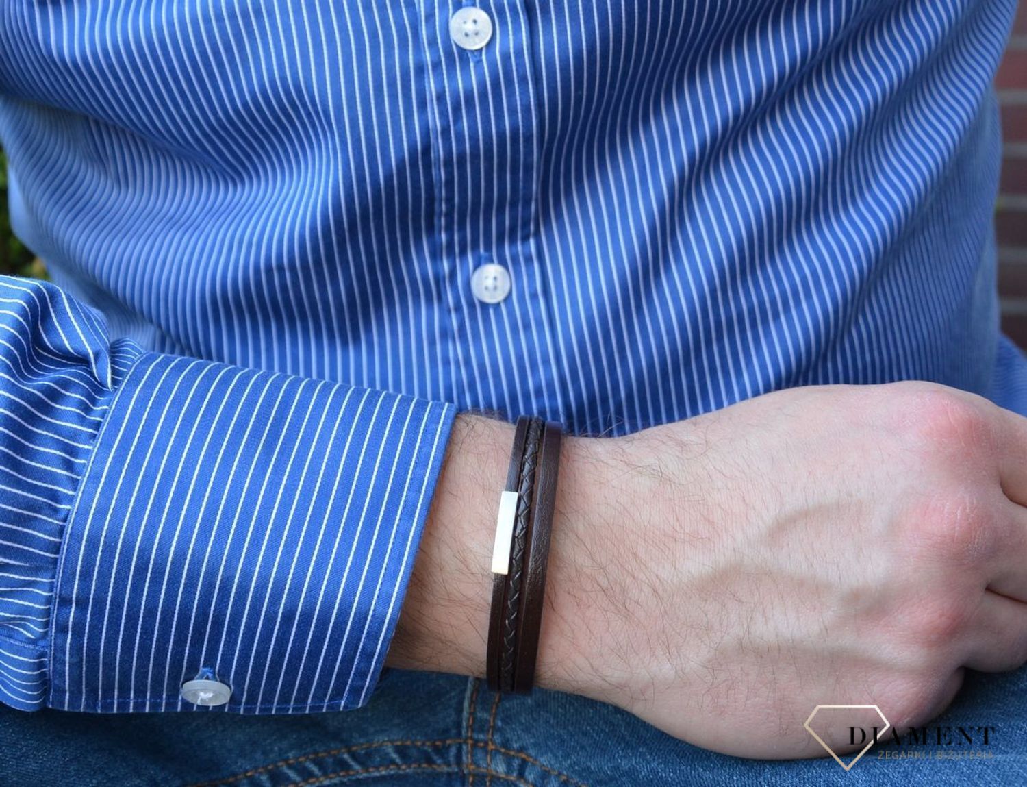 Biżuteria męska, bransoletka Fossil JF03323040.jpg