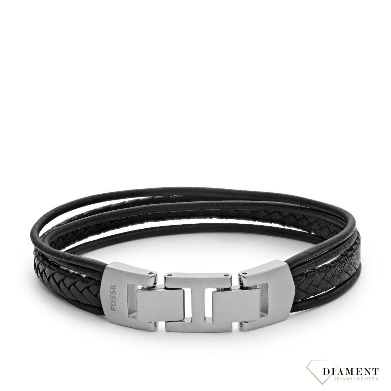 Bransoleta męska Fossil ze skóry naturalnej (1).jpg