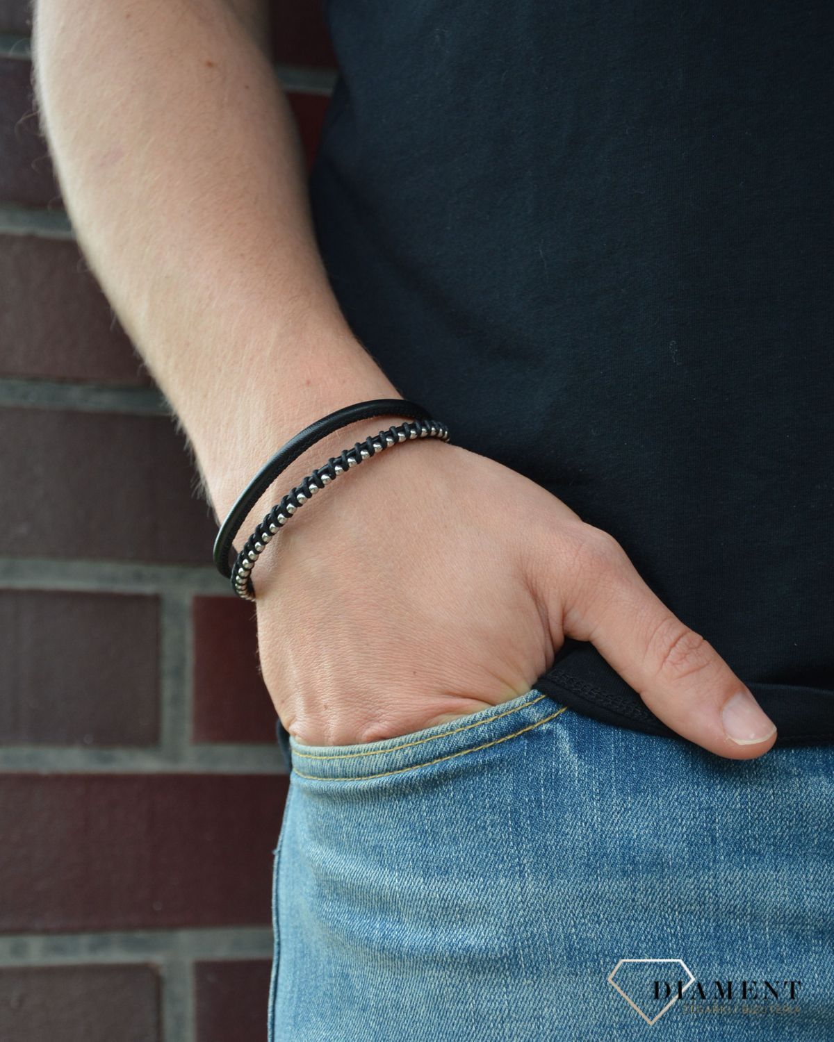 akcesoria męskie, bransoletki męskie fossil JF03438040.jpg