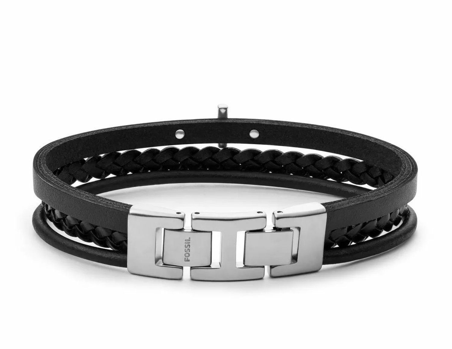 Bransoletka męska FOSSIL z krzyżem JF03855040.1.jpg