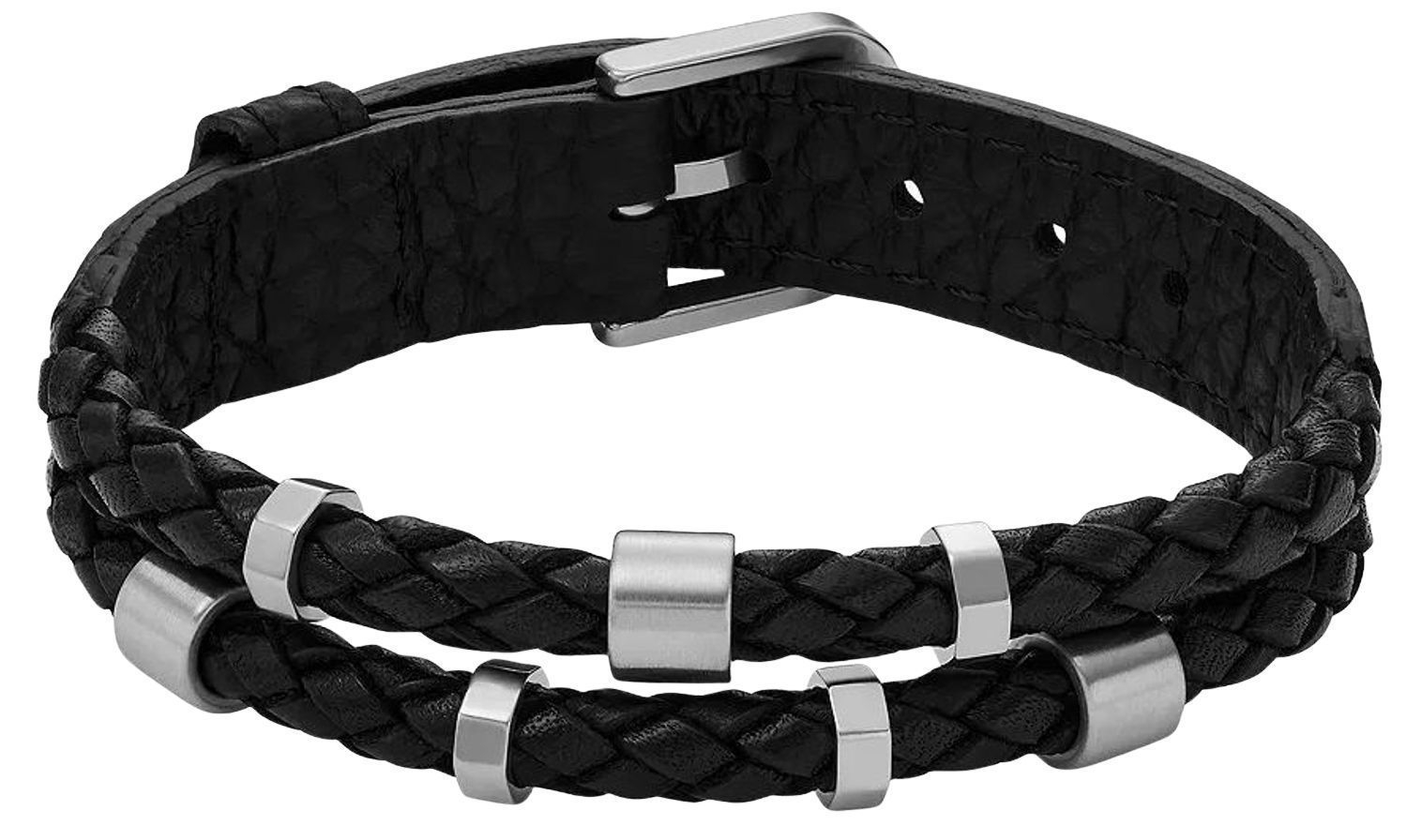 Bransoletka męska Fossil JF04473040 czarna skórzana na klamręfg (1).jpg