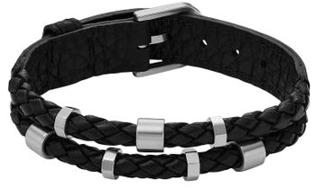 Bransoletka męska Fossil JF04473040 czarna skórzana na klamręfg (1).jpg