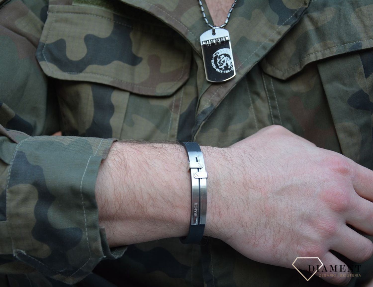 Biżuteria męska, bransoletka Fossil JF85096040.jpg