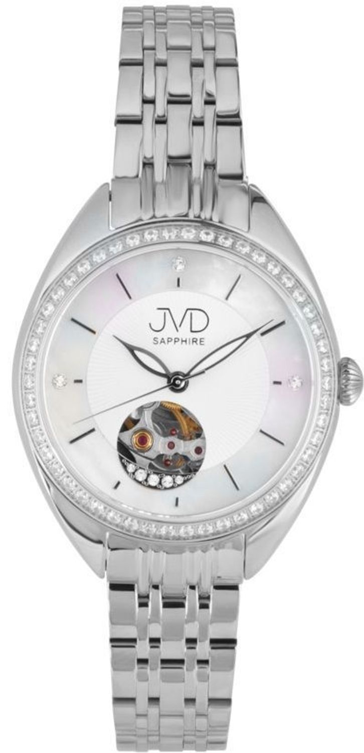 Zegarek damski automatic JVD JG1034.1  posiada mechanizm mechaniczny wyposażony dodatkowo w urządzenie nazywane automatycznym naciągiem. Głównym elementem tego urządzenia jest wahnik. Automatyczny naciąg pozwala wykorzys.jpg