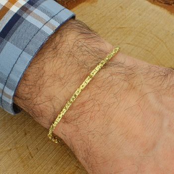 Bransoletka męska LAVVU JLAM0001GB21 – srebro 925 pozłacane (2).jpg