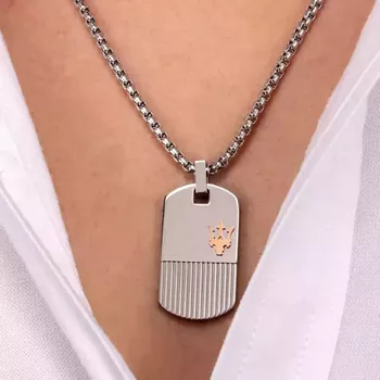 Naszyjnik Maserati JM121ATK08 Iconic – męska biżuteria ze stali szlachetnej Naszyjnik Maserati JM121ATK08 Iconic – męska biżuteria ze stali szlachetnej.webp