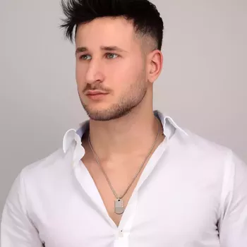 Naszyjnik Maserati JM121ATK08 Iconic – męska biżuteria ze stali szlachetnej.webp