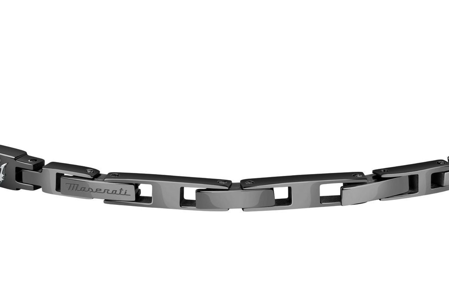 Bransoletka męska stalowa Maserati z czarnymi cyrkoniami JM222AVC02👍Bransoletki męskie Maserati 🎁 Bransoletki z grawerem Maserati (6).jpg