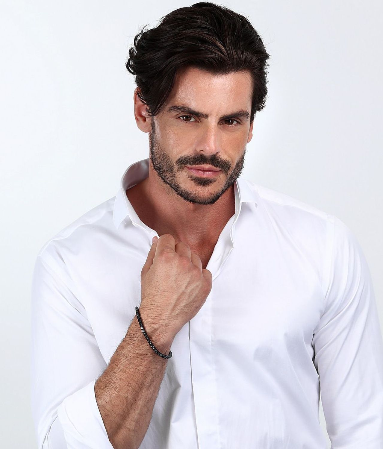 Bransoletka męska stalowa Maserati z czarnymi cyrkoniami JM222AVC02👍Bransoletki męskie Maserati 🎁 Bransoletki z grawerem Maserati (6).jpg