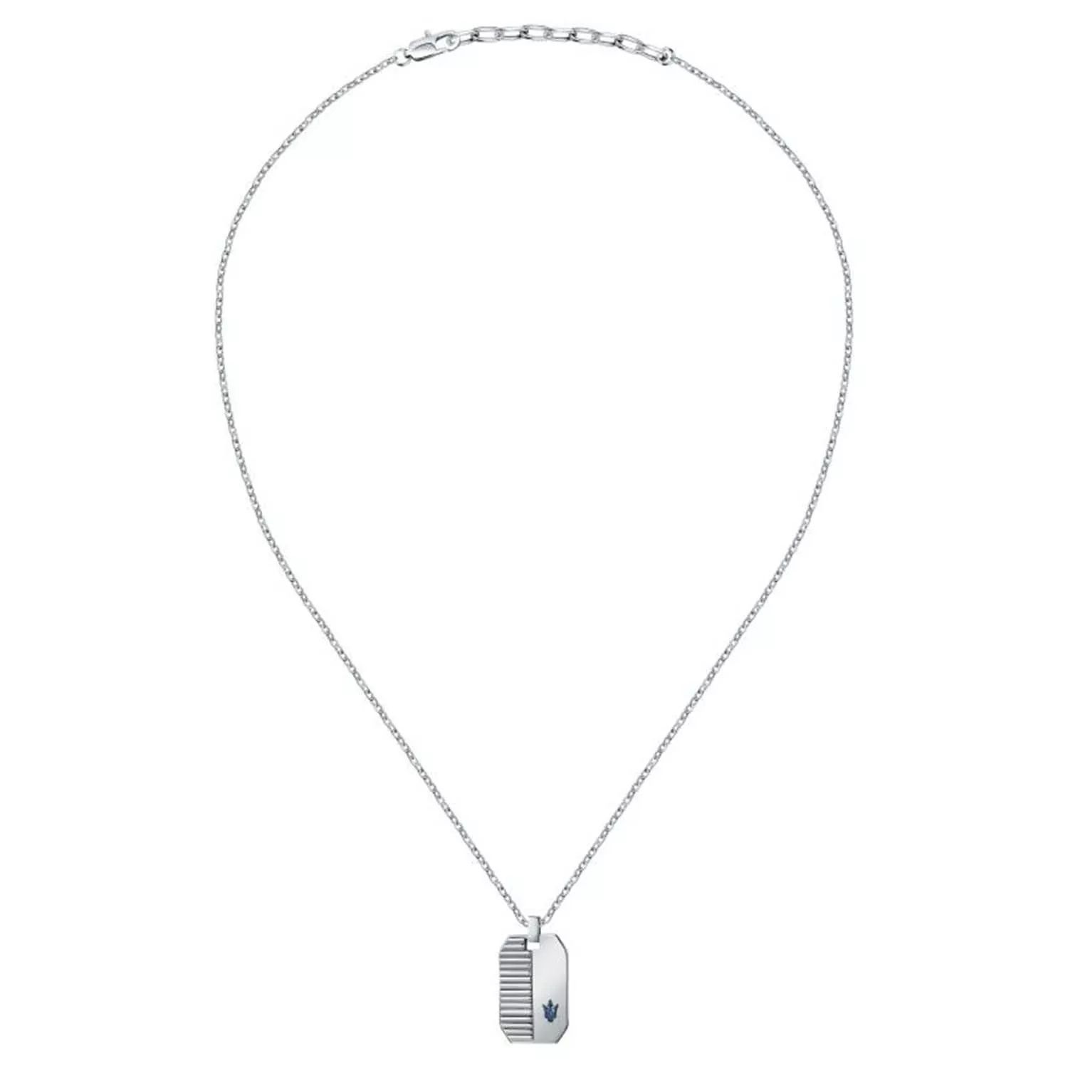 Stalowy naszyjnik męski Maserati nieśmiertelnik z logo JM222AVD02. Stalowy naszyjnik męski Maserati. Naszyjnik stalowy Maserati. Naszyjnik z nieśmiertelnikiem Maserati. Naszyjnik męski na prezent.  (2).jpg