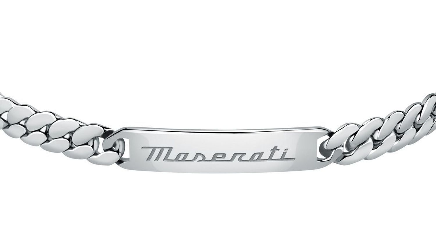 Bransoletka męska Maserati z logo blaszka JM222AVD06 stal👍Bransoletki męskie Maserati  (2).jpg