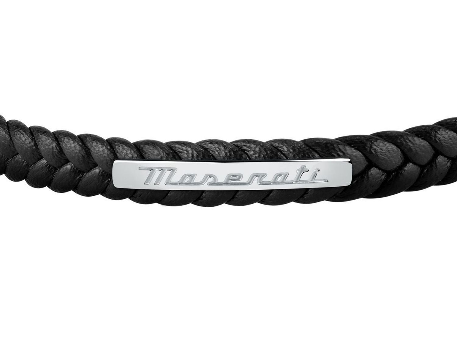 Bransoletka męska Maserati skórzana czarna plecionka JM222AVE02👍Bransoletki męskie Maserati 🎁 Bransoletki z grawerem Maserati (6).jpg