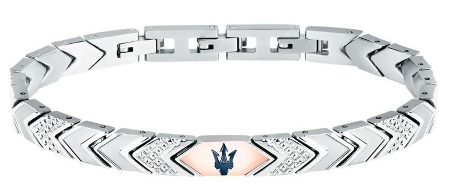 Bransoletka Męska Maserati JM225AVD90 – Stal i Różowe Złoto  Biżuteria Męska Maserati.jpg