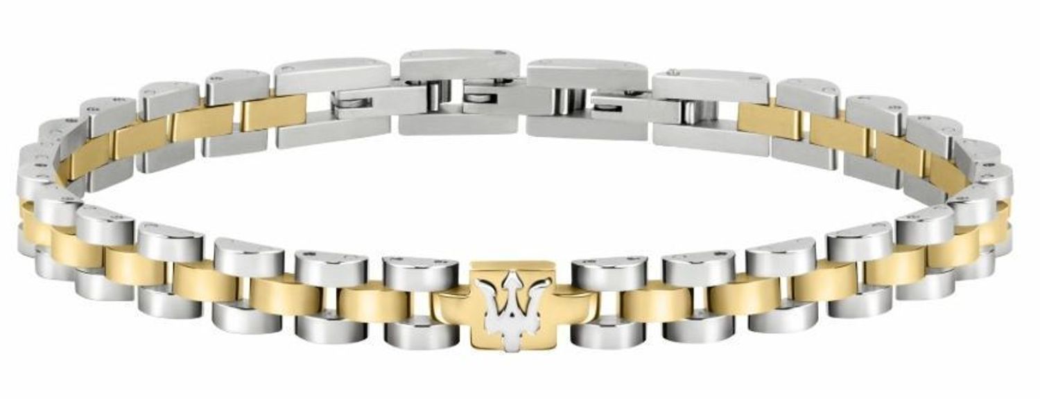 Bransoletka Męska Maserati JM320AST09 – Bicolor Złoto i Srebro  Biżuteria Maserati.jpg