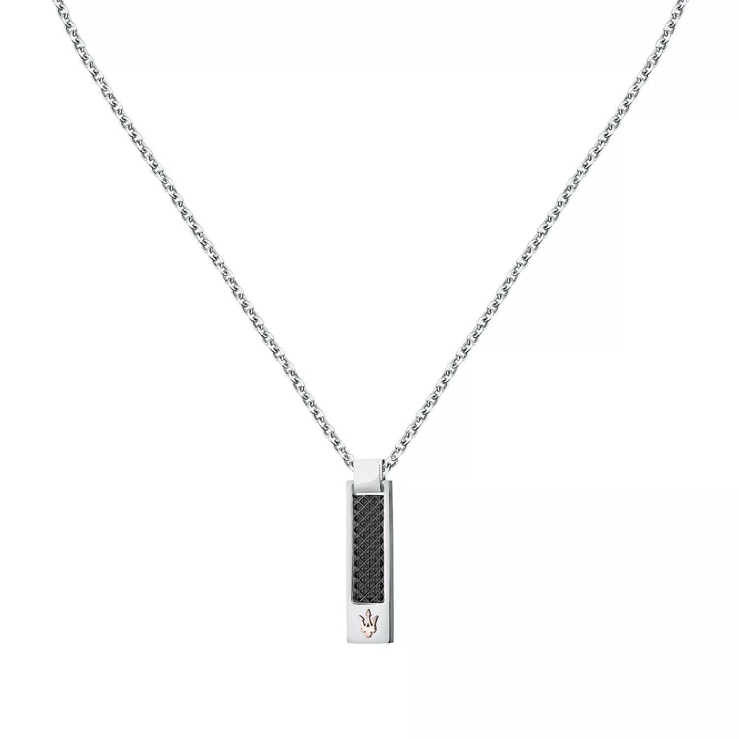 Stalowy naszyjnik męski Maserati zawieszka w cyrkoniach z logo JM423AVD19 (1).jpg