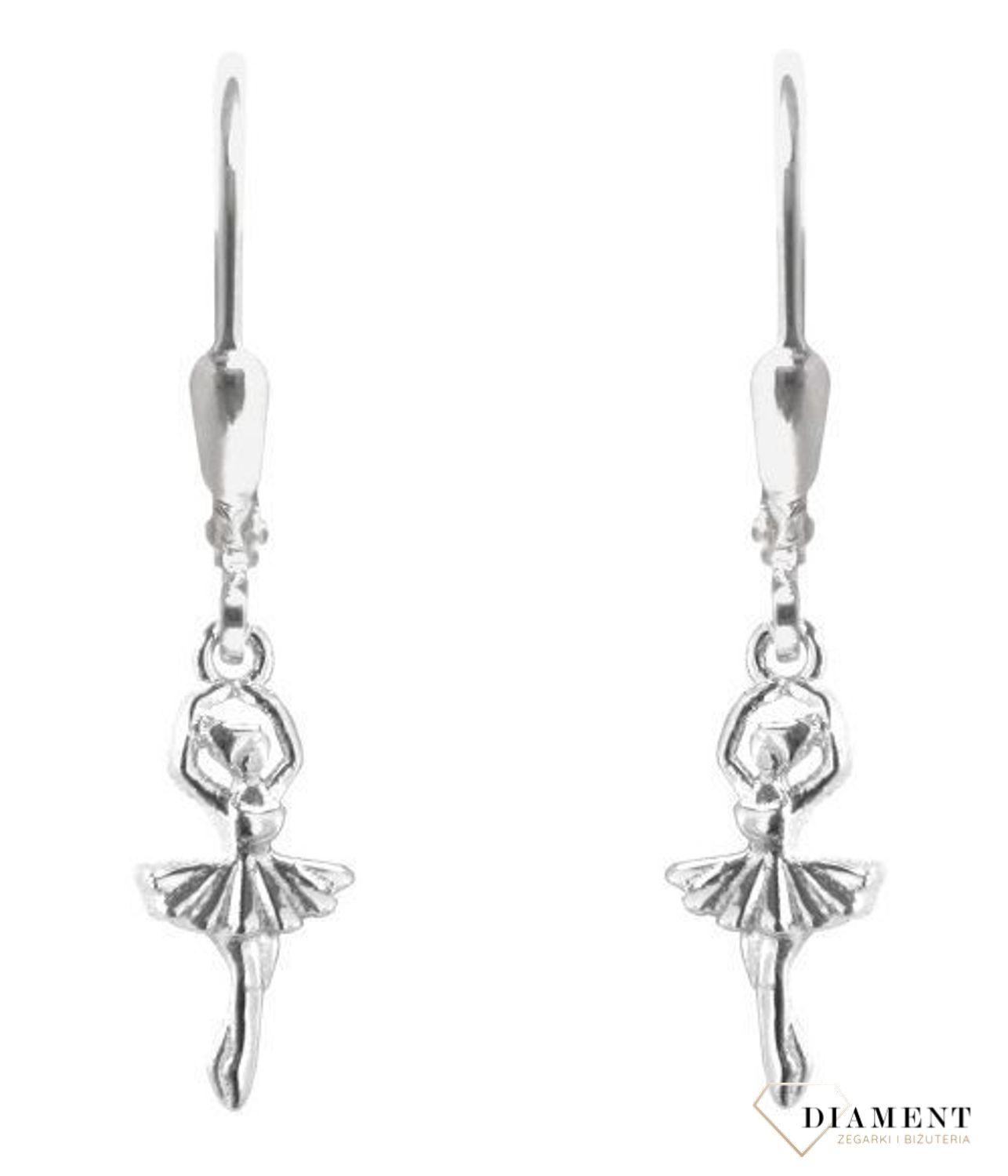 Kolczyki srebrne wisząca baletnica JMAD0006SE00.jpg