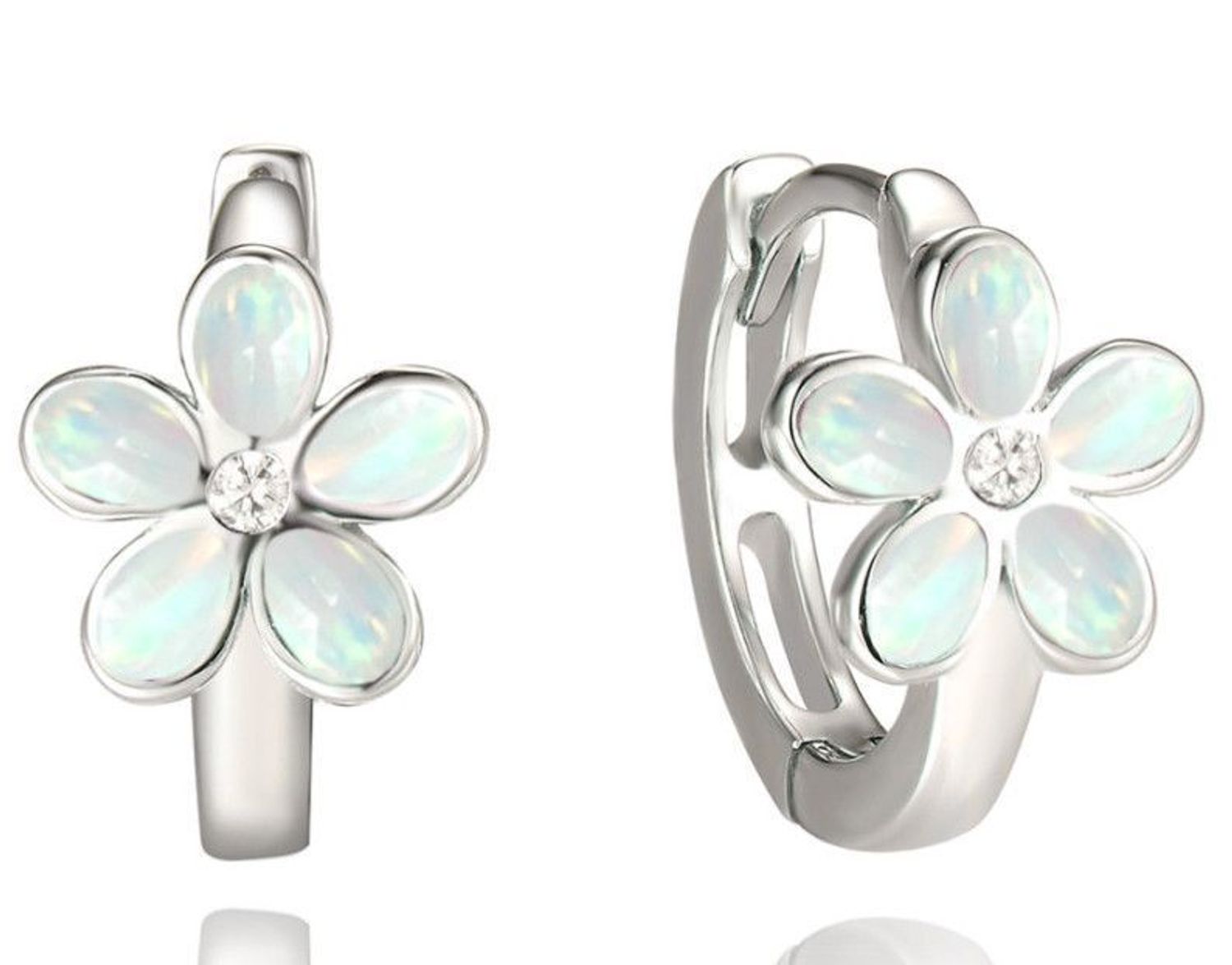 Srebrne kolczyki damskie 925 kwiatek w opalu JMAD0043WE00.jpg