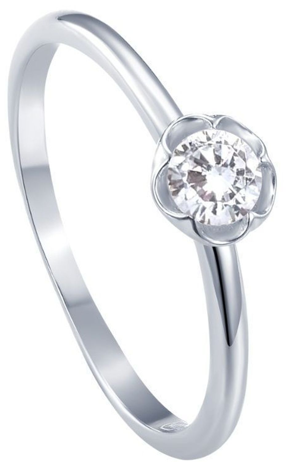 Pierścionek srebrny kwiatek próba 925, JMAD0051SR Srebrny pierścionek 925 Kwiatek. Srebrny pierścionek wykonany z najwyższej jakości srebra w formie kwiatka.jpg