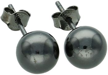 MINET Kolczyki srebrne czarne KULKI 8 mm – eleganckie, minimalistyczne kolczyki sztyfty z czarnym rodowaniem. Idealne do codziennego noszenia, lekkie i trwałe. Zamów teraz!1.jpg