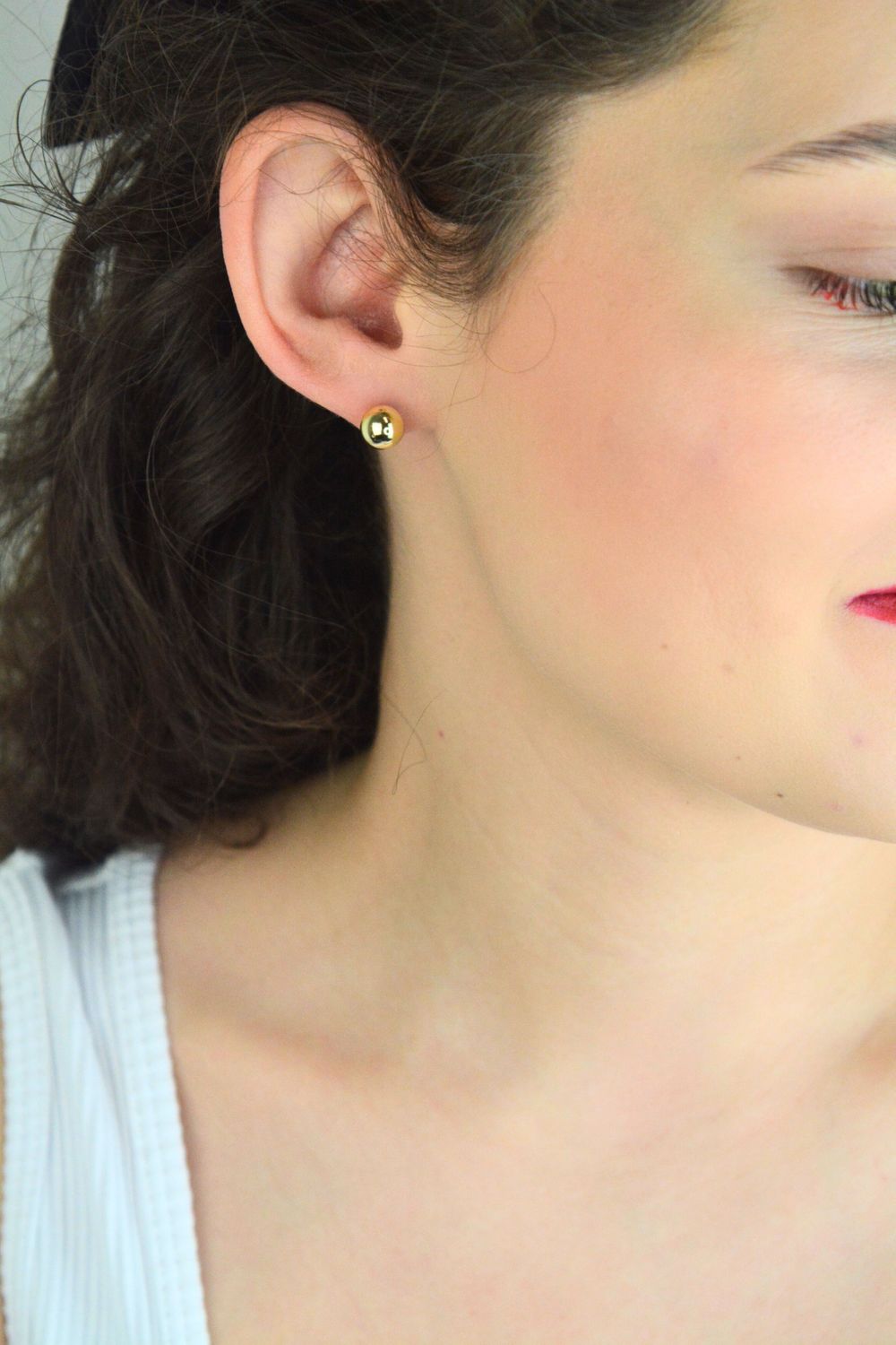 MINET Pozłacane kolczyki kulki 8 mm Ag 925.jpg