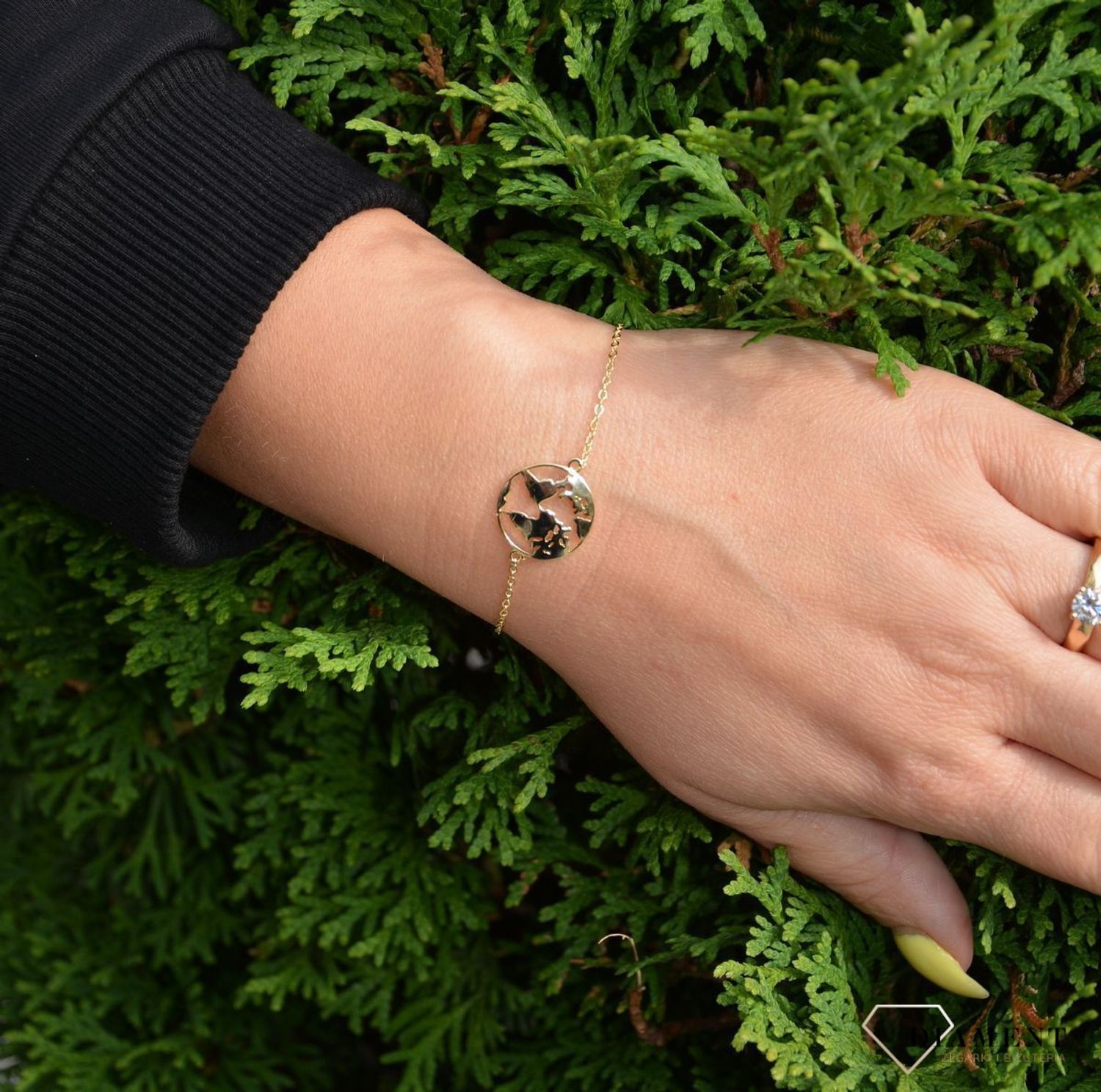 Srebrna bransoletka pozłacana JMAN0061GB16.jpg