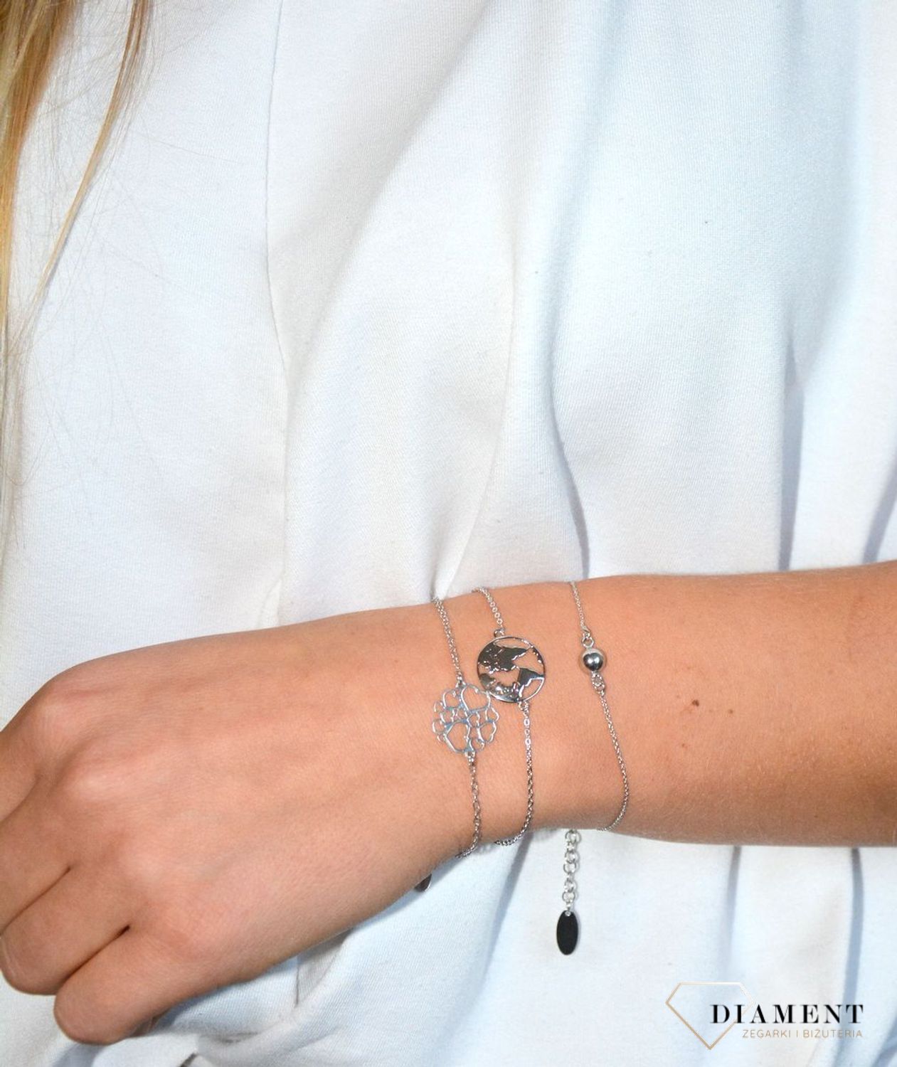 Srebrna bransoletka świat srebro 925 JMAN0061SB16 (2).jpg