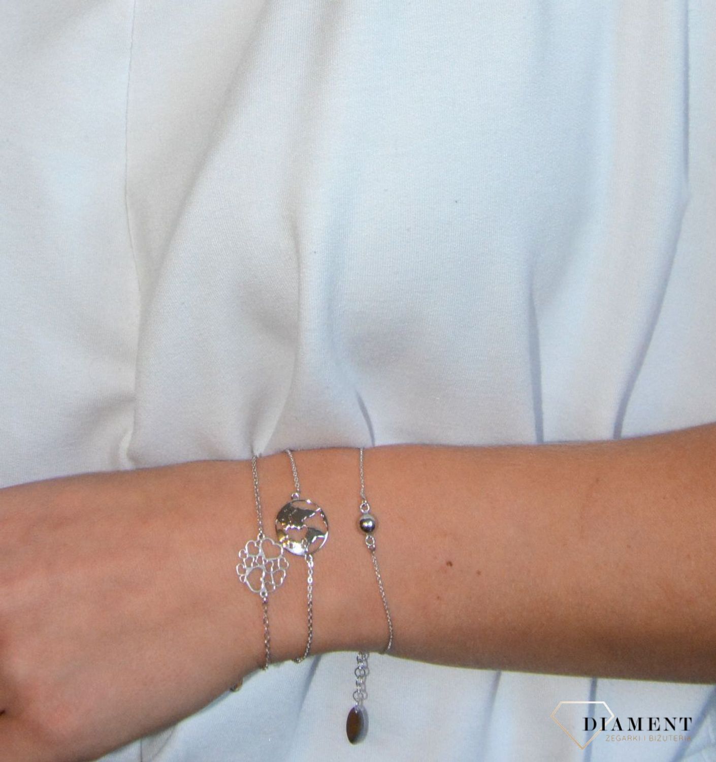 Srebrna bransoletka świat srebro 925 JMAN0061SB16 (2).jpg