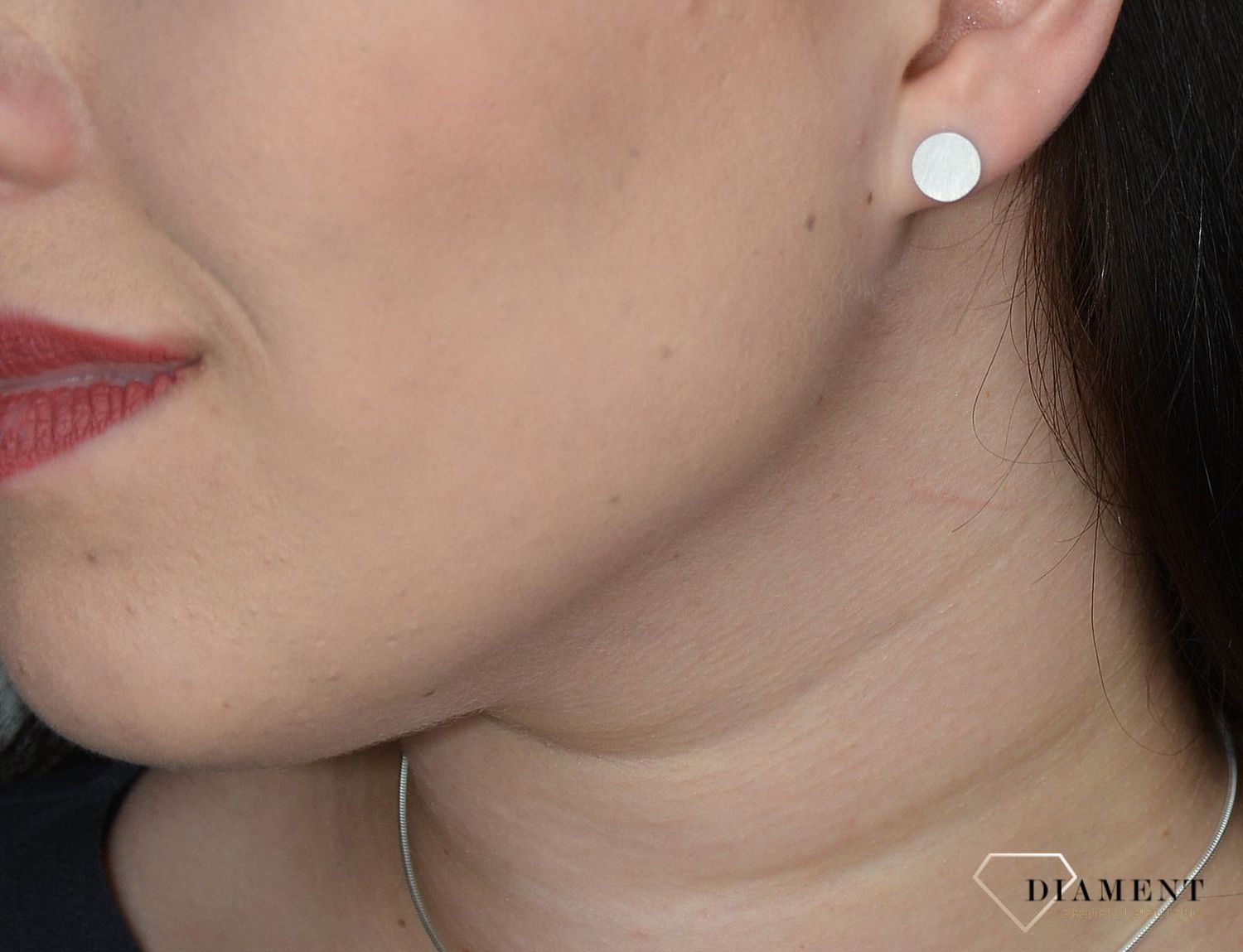 Kolczyki srebrne pozłacane matowe kółka JMAN0181ZE09.jpg