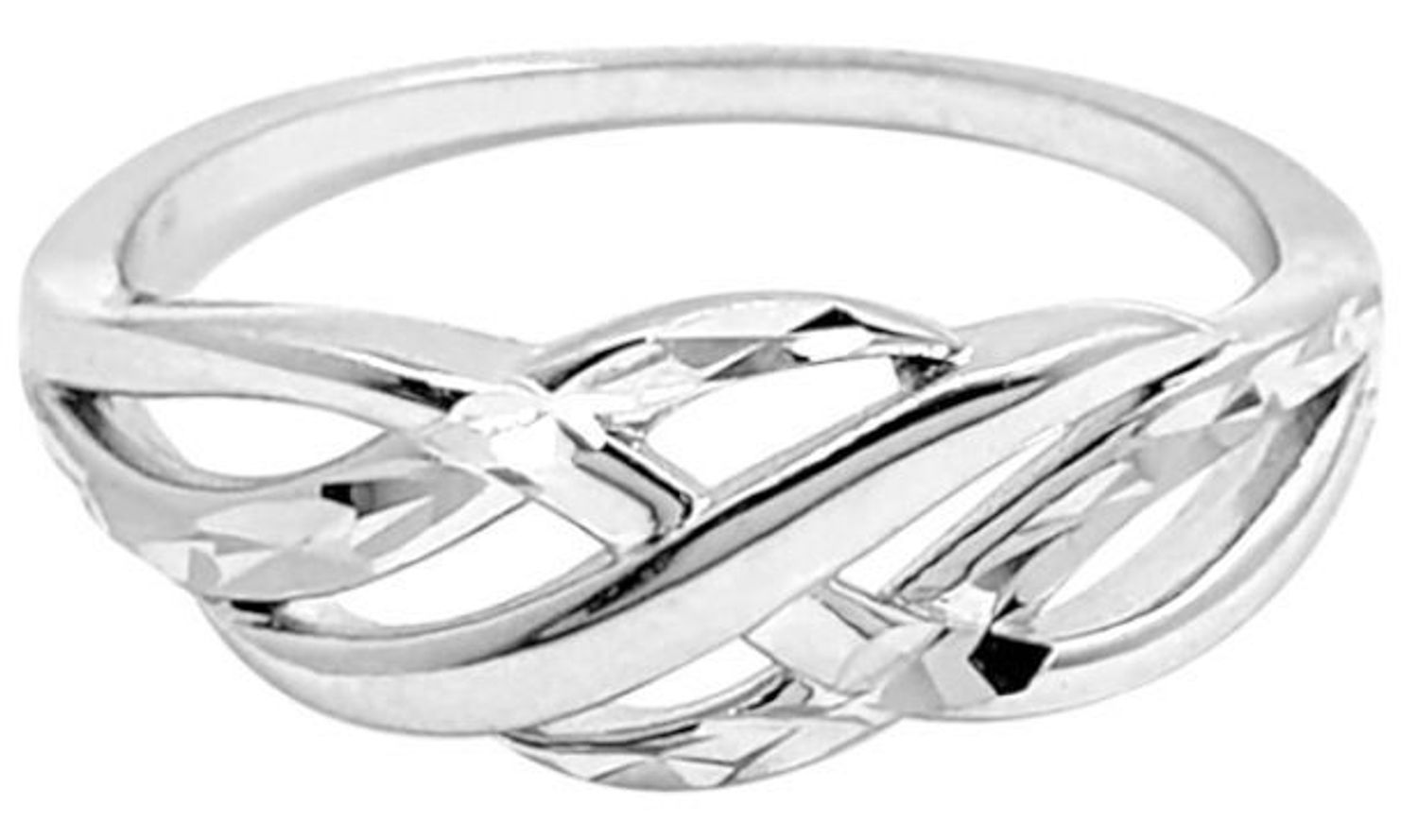 Delikatny pierścień srebrny marki MINET, wykonany z rodowanego srebra próby 925. Uniwersalny model idealny do codziennego noszenia i na specjalne okazje. Waga 1,75 g.1.jpg