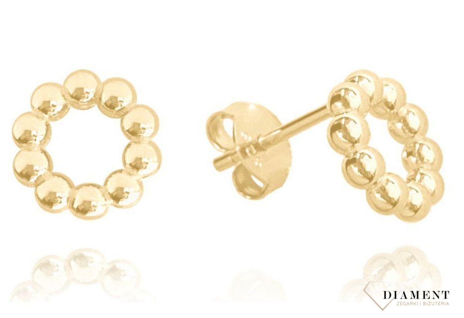 Srebrne kolczyki pozłacane ozdobne kółka JMAN0227GE00.jpg
