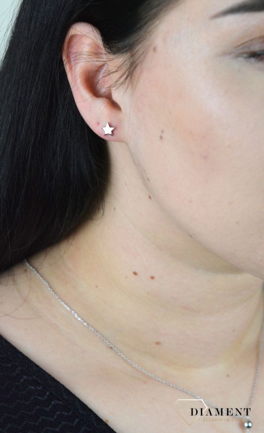 Srebrne kolczyki gwiazdki srebro JMAN0272SE00.jpg