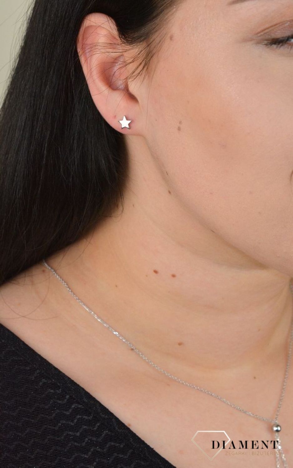 Srebrne kolczyki gwiazdki srebro JMAN0272SE00.jpg