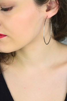 MINET szczotkowane srebrne kolczyki pierścionki 60 mm – rodowane srebro próby 925 (3).jpg