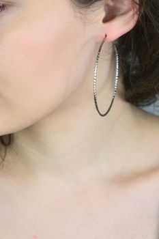 MINET szczotkowane srebrne kolczyki pierścionki 60 mm – rodowane srebro próby 925 (4).jpg