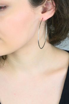 MINET szczotkowane srebrne kolczyki pierścionki 60 mm – rodowane srebro próby 925 (5).jpg