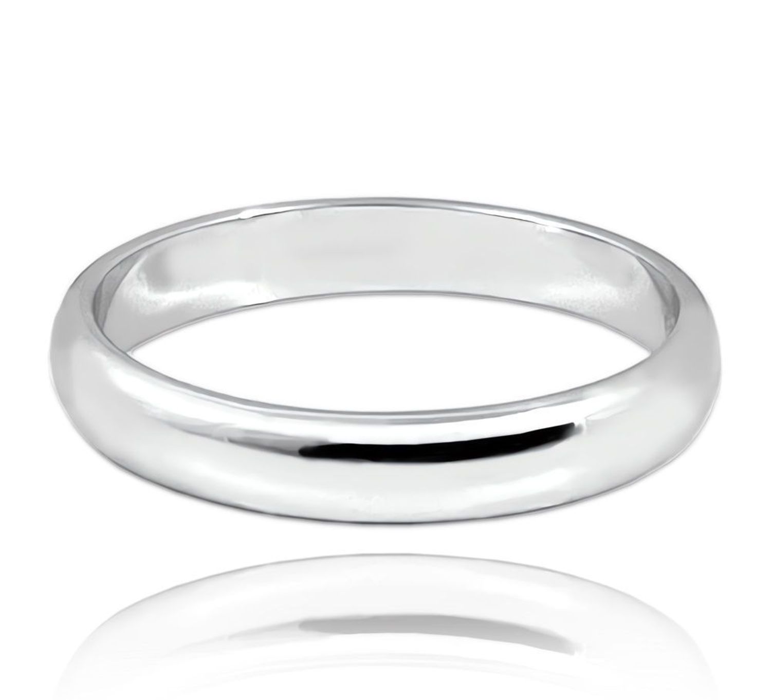 Srebrna obrączka ślubna gładka 3,5 mm JMAN0447SR. Srebrna obrączka ślubna. Obrączka ślubna z cyrkoniami. Obrączka ślubna z grawerem. Obrączka srebrna idealna na uroczystość ślubu..jpg