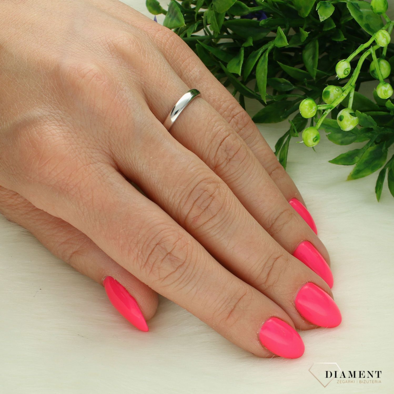 Srebrna obrączka ślubna gładka 3 mm JMAN0448SR.jpg