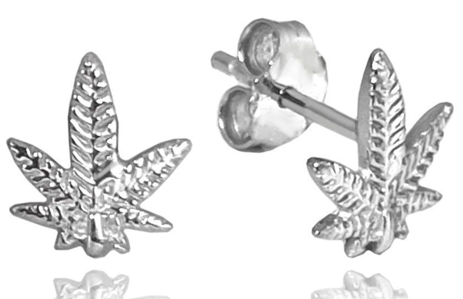 Srebrne kolczyki wkrętki 925 liść marihuany JMAN0493SE00. Srebrne kolczyki damskie. Kolczyki srebrne wkrętki. Kolczyki srebrne liść marihuany. Kolczyki damskie na prezent..jpg