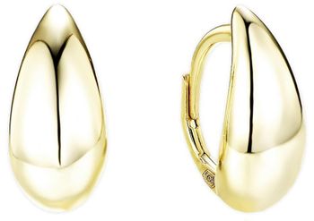 Eleganckie kolczyki srebrne pozłacane 💛 JMAN0564GE01 w kształcie łezek. Srebro próby 925, długość 1,7 cm, szerokość 8 mm, waga 4,40 g, zapięcie bigiel angielski. Stylowa biżuteria dla kobiet!1.jpg