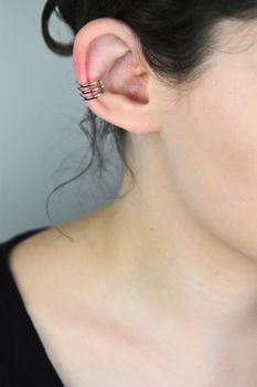 MINET Srebrna Nausznica Ear Cuff Ag 925  Nowoczesna Biżuteria (1).jpg