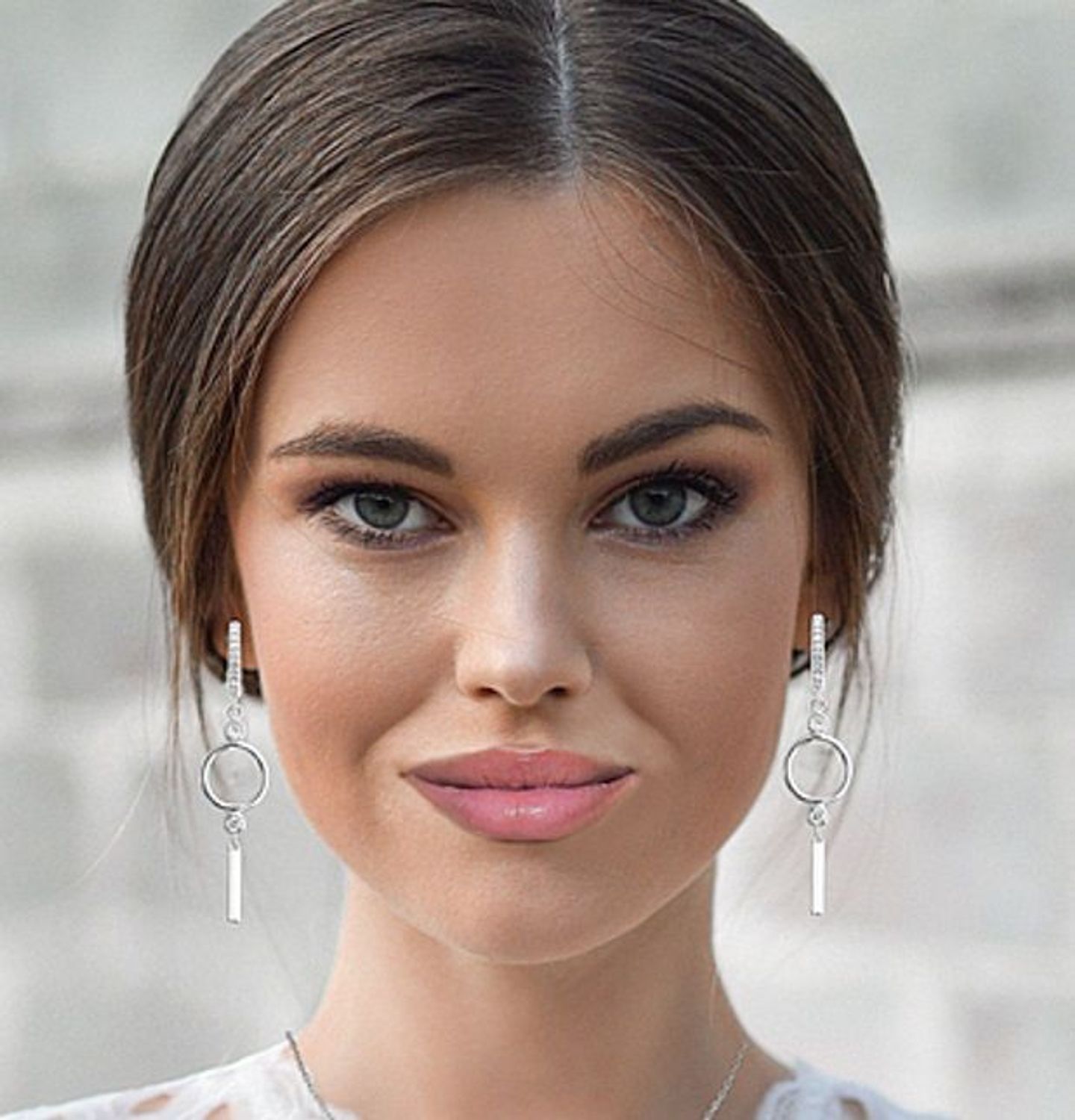 Kolczyki srebrne wiszące 'Powiew nowoczesności' JMAS0018SE00.jpg