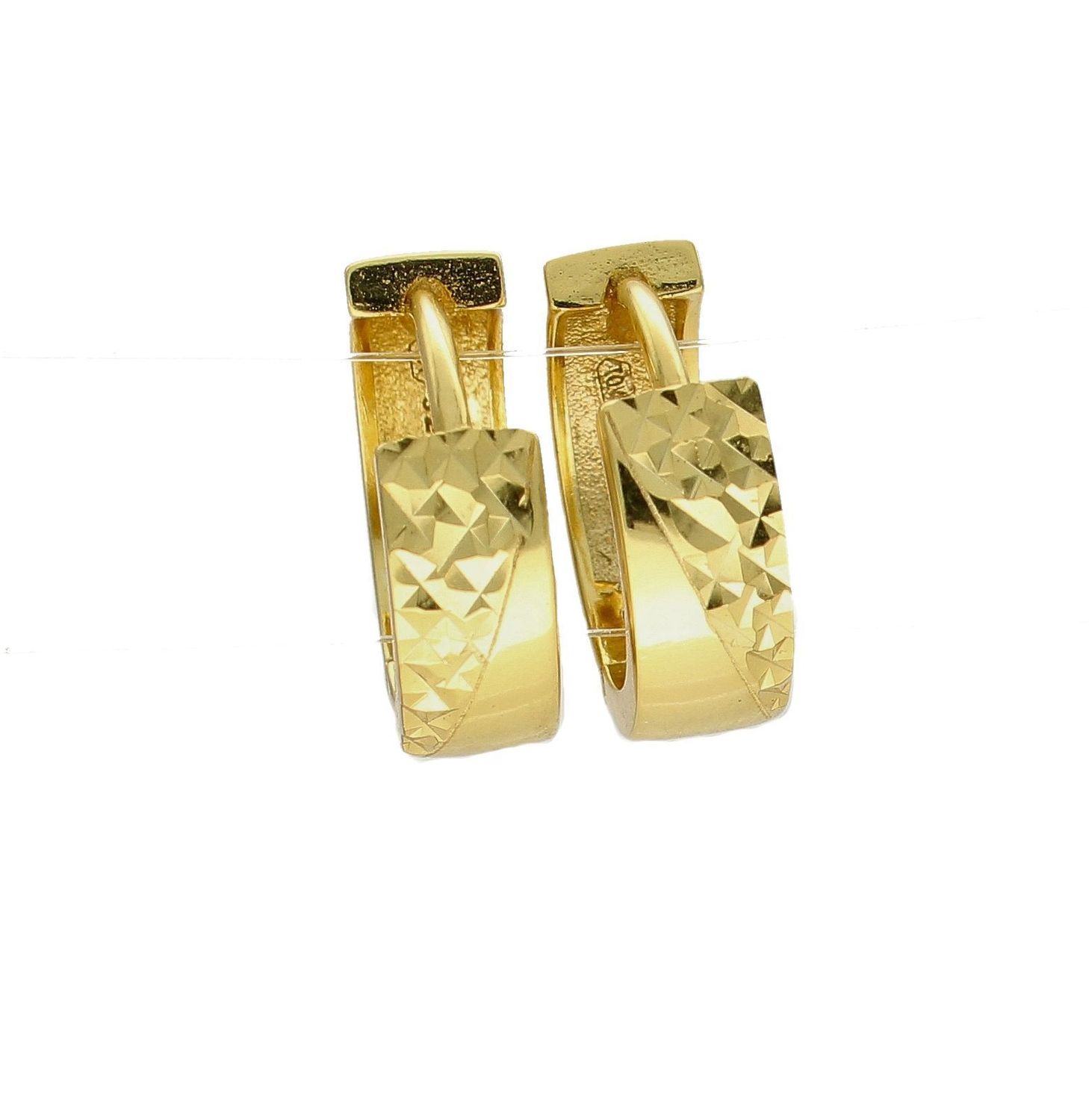 Srebrne pozłacane kolczyki klasyczne kółeczka JMAS0119GE00.  Biżuteria wykonana z najwyższej próby srebra w pozłoceniu żółtego złota 💎 Kolczyki z perłami idealny prezent dla każdej kobiety 💎 Srebrna biżuteria wykonana z pró.jpg