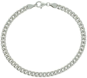 Bransoletka damska srebrna próby 925 w klasycznym splocie pancerka. Długość 16 cm, szerokość 3 mm, waga 4,95 g. Stylowy i trwały dodatek na co dzień.1.jpg
