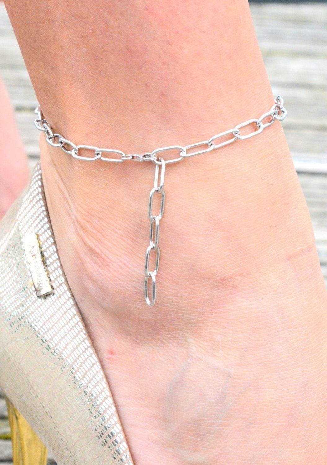 Srebrna bransoletka damska 925 na nogę w włoskim stylu JMAS0177SB. Srebrna bransoletka na nogę. Bransoletka srebrna na kostkę. Srebrna klasyczna bransoletka na kostkę. Bransoletka na kostkę idealna na lato (2).jpg