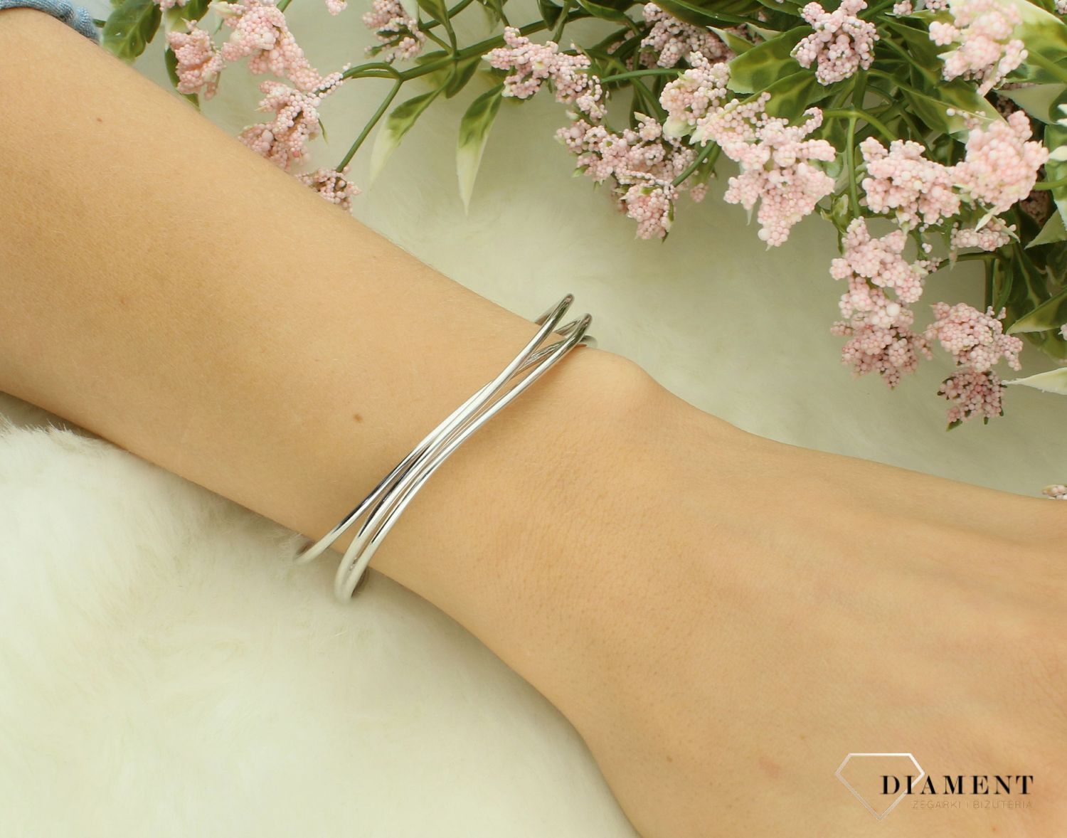 Bransoletka srebrna sztywna próba 925, JMAS0250SB00 (2).jpg