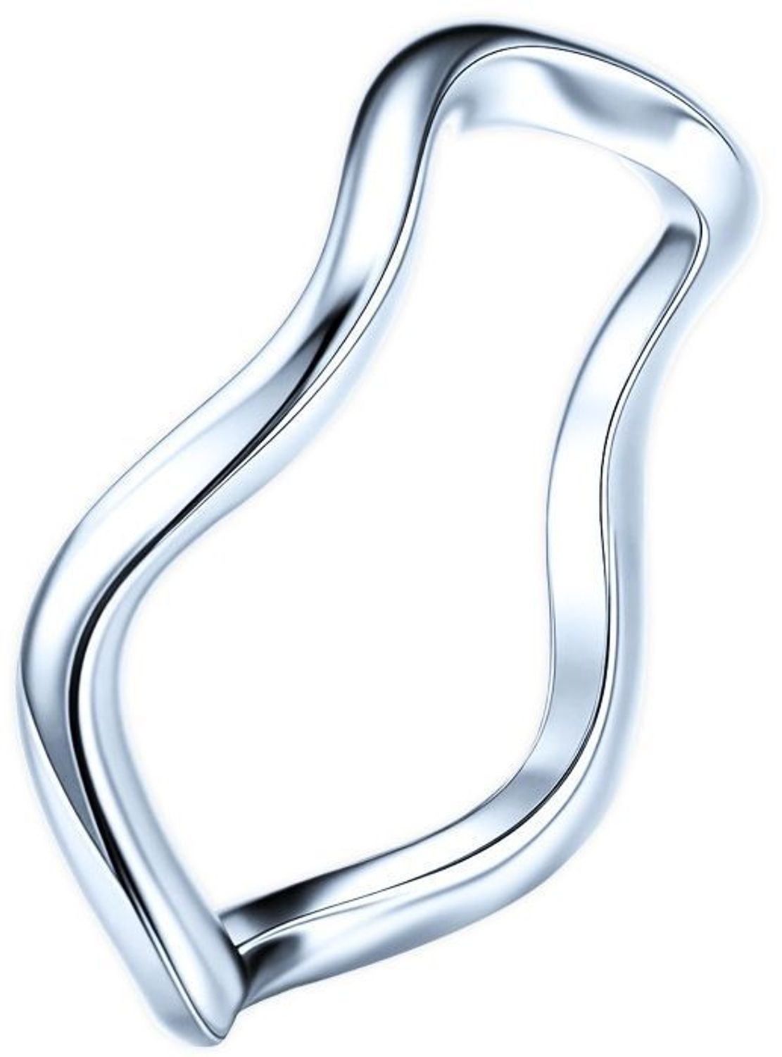 Srebrny skręcony pierścionek MINET, rozmiar 12. Wykonany ze srebra rodowanego próby 925. Nowoczesny i elegancki design. Idealny na co dzień i na prezent.1.jpg